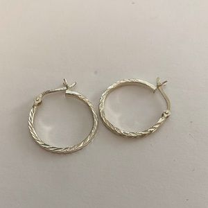 Silver Hoop Earrings